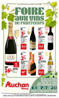 Foire aux vins de printemps des magasins Auchan Valable du 09 mars au 07 avril 2026