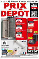 Prix dépôt festival des projets des magasins Brico dépôt Valable du 18 juillet au 07 août 2025