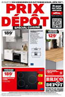 Prix dépôt chez Brico dépôt Valable du 03 au 16 octobre 2025