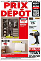 Prix dépôt des magasins Brico dépôt Valable du 02 au 29 janvier 2026