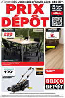 Prix dépôt des magasins Brico dépôt Valable du 27 mars au 09 avril 2026