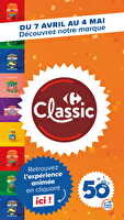 Découvrez la marque carrefour classic chez Carrefour City Valable du 07 avril au 04 mai 2026