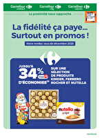 La fidélité ça paye...surtout en promos ! des magasins Carrefour Contact Valable du 01 au 31 décembre 2025