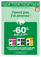 J'peux pas, j'ai promos ! chez Carrefour Contact Valable du 25 août au 06 septembre 2026