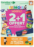 Le mois monopoly chez Carrefour Contact Valable du 08 au 20 septembre 2026