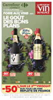 La foire aux vins chez Carrefour Contact Valable du 22 septembre au 04 octobre 2026