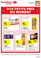 Les petits prix du moment ! chez Carrefour market Valable du 27 mai au 02 juin 2025