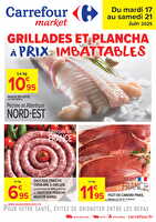 Grillades et plancha chez Carrefour market Valable du 17 au 21 juin 2025