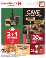 Cave : vins, alcools et spiriteux chez Carrefour market Valable du 02 au 14 décembre 2025