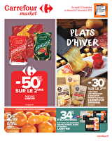 Plats d'hiver chez Carrefour market Valable du 25 novembre au 07 décembre 2025