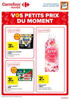 Vos petits prix du moment des magasins Carrefour market Valable du 25 novembre au 07 décembre 2025