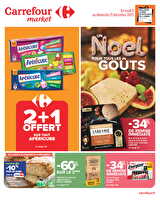 Un noël pour tous les goûts des magasins Carrefour market Valable du 08 au 21 décembre 2025