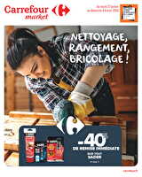 Nettoyage, rangement, bricolage ! des magasins Carrefour market Valable du 27 janvier au 08 février 2026