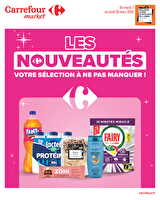 Les nouveautés, votre sélection à ne pas manquer ! des magasins Carrefour market Valable du 03 au 30 mars 2026