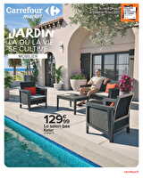 Mobilier de jardin des magasins Carrefour market Valable du 24 mars au 19 avril 2026