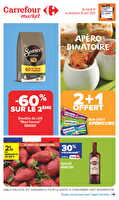 Apéro dinatoire des magasins Carrefour market Valable du 14 au 26 avril 2026