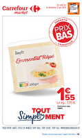 Garantie prix bas-tout simpl'ment des magasins Carrefour market Valable du 01 au 21 juin 2026