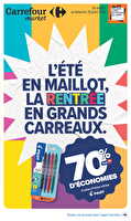 Rentree des classes des magasins Carrefour market Valable du 07 au 26 juillet 2026