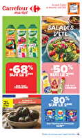 Salades d'été des magasins Carrefour market Valable du 21 juillet au 02 août 2026