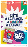 Rentrée des classes 3 des magasins Carrefour market Valable du 11 au 30 août 2026