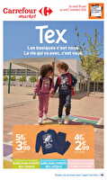 Tex, les basiques c'est nous. la vie qui va avec, c'est vous. des magasins Carrefour market Valable du 18 août au 02 novembre 2026