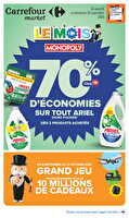 Le mois monopoly  des magasins Carrefour market Valable du 08 au 20 septembre 2026
