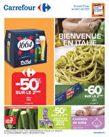 Bienvenue en italie des magasins Carrefour Valable du 25 mars au 07 avril 2025