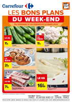 Les bons plans du week-end des magasins Carrefour Valable du 21 au 23 mars 2025