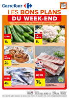 Les bons plans du week-end des magasins Carrefour Valable du 21 au 23 mars 2025
