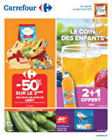 Le coin des enfants chez Carrefour Valable du 01 au 14 avril 2025