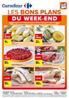 Les bons plans du week-end des magasins Carrefour Valable du 25 au 27 avril 2025