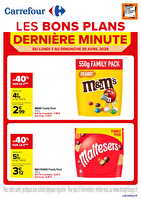 Les bons plans de derniere minute chez Carrefour Valable du 07 au 20 avril 2025