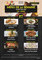 Menus cafeteria du lundi 14 au samedi 19 avril 2025 chez Carrefour Valable du 14 au 19 avril 2025