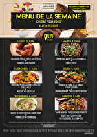 Menus cafeteria du lundi 02 au samedi 07 juin 2025 chez Carrefour Valable du 02 au 07 juin 2025