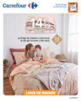 Linge de maison chez Carrefour Valable du 20 mai au 02 juin 2025