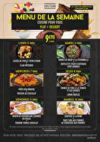 Menus cafeteria du lundi 5 au samedi 10 mai 2025 chez Carrefour Valable du 05 au 10 mai 2025
