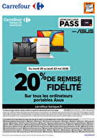 Offre exclusive clients pass chez Carrefour Valable du 20 au 22 mai 2025