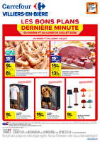 Carrefour villiers en biere - les bons plans dernière minute des magasins Carrefour Valable du 01 au 14 juillet 2025