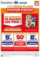 Baisse des prix dans votre magasin ! chez Carrefour Valable du 10 au 15 juin 2025
