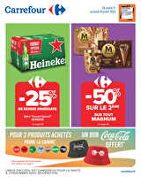 -50% sur le 2ème sur tout magnum chez Carrefour Valable du 01 au 14 juillet 2025
