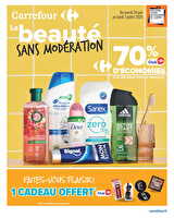 La beauté sans modération des magasins Carrefour Valable du 24 juin au 07 juillet 2025