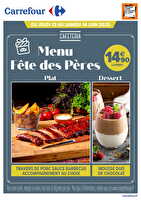 Offre cafeteria des magasins Carrefour Valable du 12 au 14 juin 2025