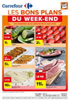 Les bons plans du week-end des magasins Carrefour Valable du 20 au 22 juin 2025