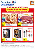 Carrefour isle d'abeau - les bons plans dernière minute chez Carrefour Valable du 01 au 14 juillet 2025