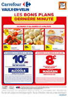 Les bons plans dernière minute - hyper vaulx en velin des magasins Carrefour Valable du 17 au 21 juin 2025