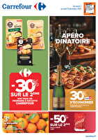 Apero dinatoire chez Carrefour Valable du 02 au 15 décembre 2025