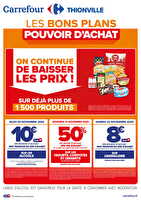 Baisse des prix dans votre magasin ! chez Carrefour Valable du 18 au 23 novembre 2025