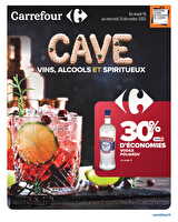 Cave : vins, alcools et spiriteux des magasins Carrefour Valable du 16 au 31 décembre 2025