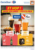 Gros volumes alsace des magasins Carrefour Valable du 22 janvier au 09 février 2026
