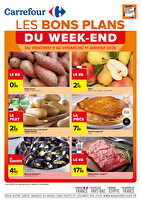 Les bons plans du week-end chez Carrefour Valable du 09 au 11 janvier 2026